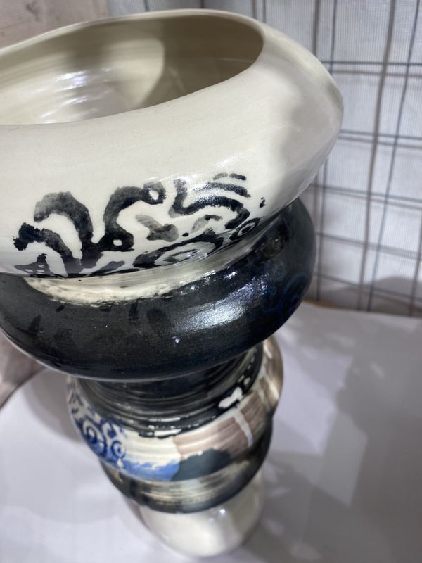 Høy vase 